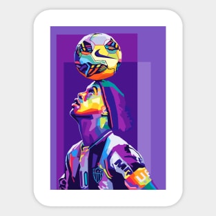 Ronaldinho Pop Art Sticker